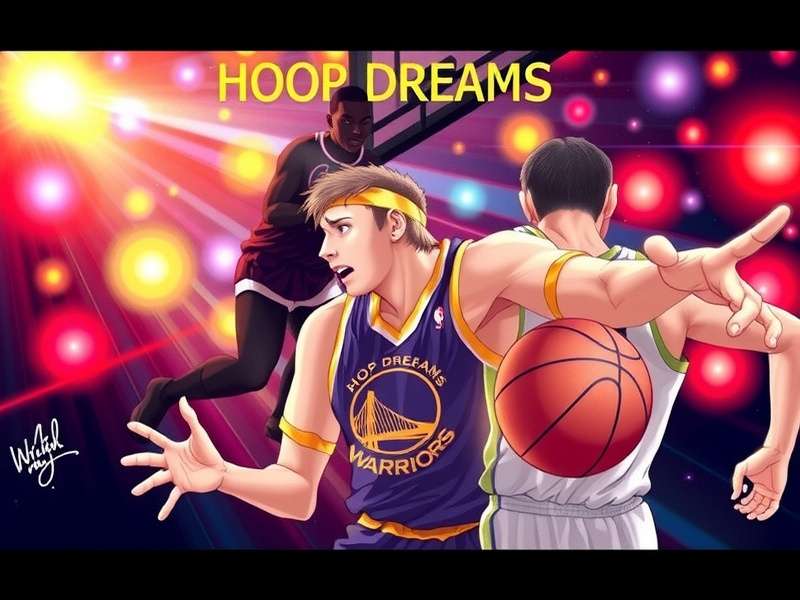 Hoop Dreams Warriors Game Cover Art